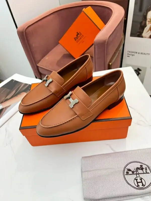 hermes cuir chaussures pour femme s_12100a5